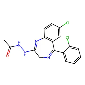 Triazolam Impurity 1 structure