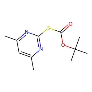 O-(1,1-Dimethylethyl) S-(4,6-dimethyl-2-pyrimidinyl) carbonothioate structure
