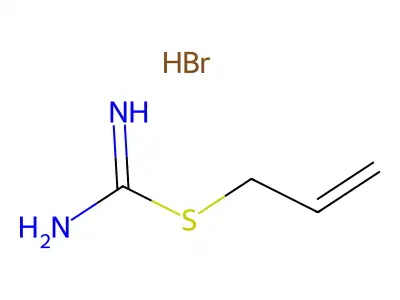 Carbamimidothioic acid, 2-propenyl ester, monohydrobromide structure