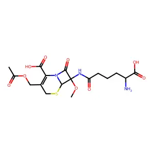 7-Methoxycephalosporin C structure