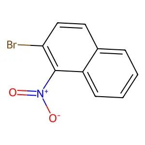 2-Bromo-1-nitronaphthalene structure