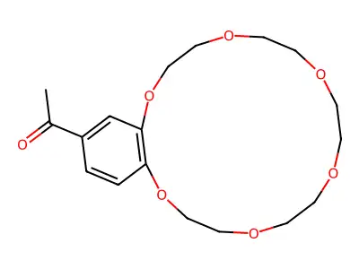 4'-Acetylbenzo-18-crown 6-Ether structure