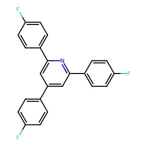 2,4,6-Tris(4-fluorophenyl)pyridine structure