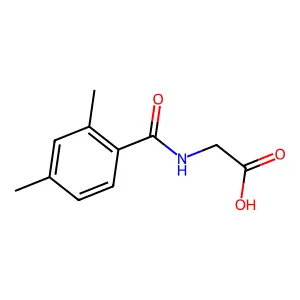2,4-Dimethylhippuric acid structure