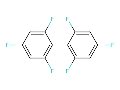1,3,5-Trifluoro-2-(2,4,6-trifluorophenyl)benzene structure
