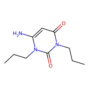 6-Amino-1,3-dipropyluracil structure