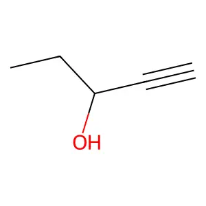1-Pentyn-3-ol structure