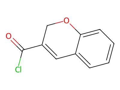 2H-chromene-3-carbonyl chloride structure