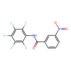 3-nitro-N-(pentafluorophenyl)benzamide structure