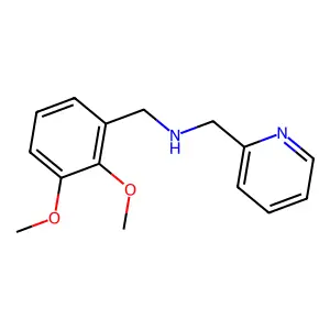 (2,3-Dimethoxy-benzyl)-pyridin-2-ylmethyl-amine structure