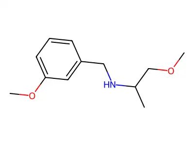 (3-Methoxybenzyl)(2-methoxy-1-methylethyl)amine structure