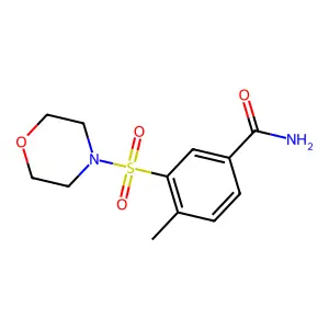 4-Methyl-3-morpholin-4-ylsulfonylbenzamide structure