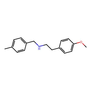 2-(4-Methoxyphenyl)-N-(4-methylbenzyl)ethanamine structure