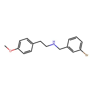 N-(3-bromobenzyl)-2-(4-methoxyphenyl)ethanamine structure