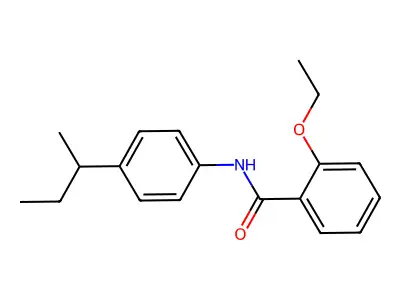 N-(4-butan-2-ylphenyl)-2-ethoxybenzamide structure