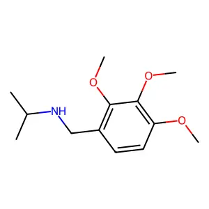 N-(2,3,4-Trimethoxybenzyl)propan-2-amine structure
