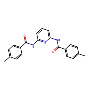 4-methyl-N-{6-[(4-methylbenzoyl)amino]-2-pyridinyl}benzamide structure