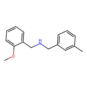 (2-Methoxybenzyl)(3-methylbenzyl)amine structure
