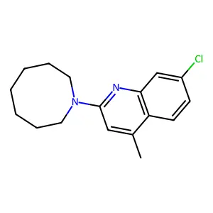 2-(Azocan-1-yl)-7-chloro-4-methylquinoline structure
