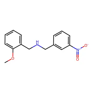 (2-Methoxybenzyl)(3-nitrobenzyl)amine structure
