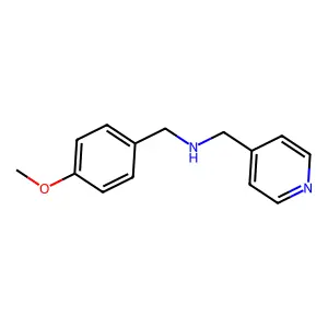 (4-Methoxy-benzyl)-pyridin-4-ylmethyl-amine structure