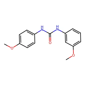 1-(3-Methoxyphenyl)-3-(4-methoxyphenyl)urea structure