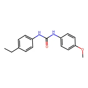 1-(4-Ethylphenyl)-3-(4-methoxyphenyl)urea structure