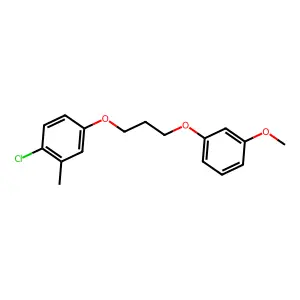 1-Chloro-4-[3-(3-methoxyphenoxy)propoxy]-2-methylbenzene structure