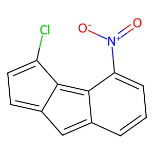 1-Chloro-8-nitrocyclopenta[a]indene structure