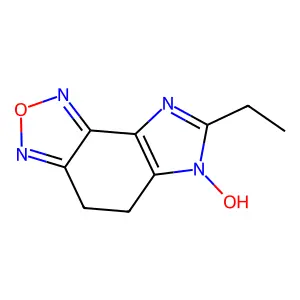 7-ethyl-4,5-dihydro-6H-imidazo[4,5-e][2,1,3]benzoxadiazol-6-ol structure
