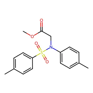 Methyl N-(4-methylphenyl)-N-[(4-methylphenyl)sulfonyl]glycinate structure