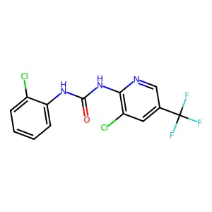 N-(2-Chlorophenyl)-N'-[3-chloro-5-(trifluoromethyl)-2-pyridinyl]urea structure