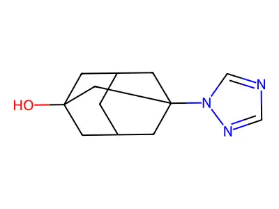 3-(1H-1,2,4-Triazol-1-yl)tricyclo[3.3.1.13,7]decan-1-ol structure