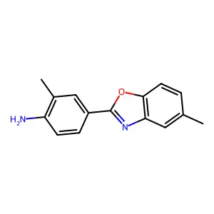 2-Methyl-4-(5-methyl-1,3-benzoxazol-2-yl)aniline structure