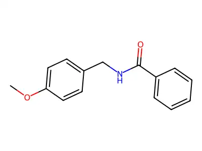 N-[(4-methoxyphenyl)methyl]benzamide structure