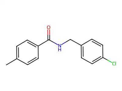 N-(4-Chlorobenzyl)-4-methylbenzamide structure