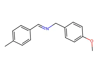 (4-Methoxybenzyl)(4-methylbenzylidene)amine structure