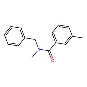 N,3-Dimethyl-N-(phenylmethyl)benzamide structure