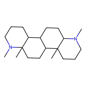 1,4a,6a,7-tetramethyl-2,3,4,4b,5,6,8,9,10,10a,10b,11,12,12a-tetradecahydroquinolino[6,5-f]quinoline structure