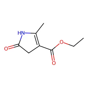 Ethyl 5-methyl-2-oxo-1,3-dihydropyrrole-4-carboxylate structure