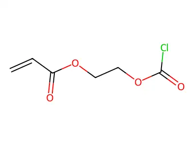 2-((Chlorocarbonyl)oxy)ethyl acrylate structure
