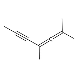 2,4-Dimethyl-2,3-heptadien-5-yne structure