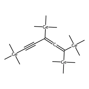 Germane, 3,4-pentadien-1-yne-1,3-diyl-5-ylidenetetrakis*trimethyl- structure
