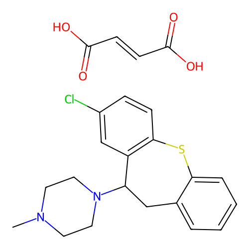 (+-)-Octoclothepin maleate structure
