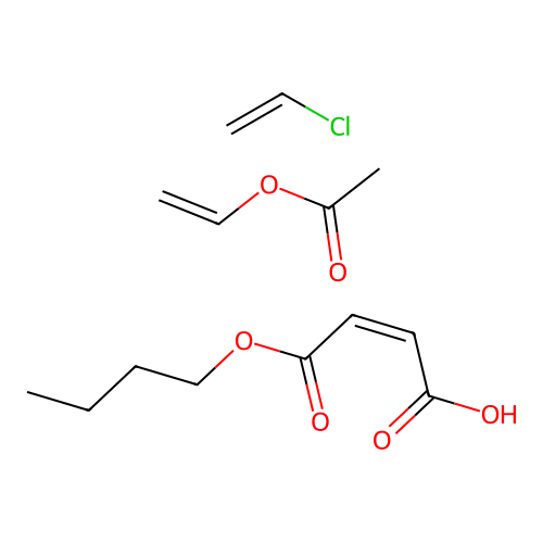 (Z)-4-butoxy-4-oxobut-2-enoic acid;chloroethene;ethenyl acetate structure