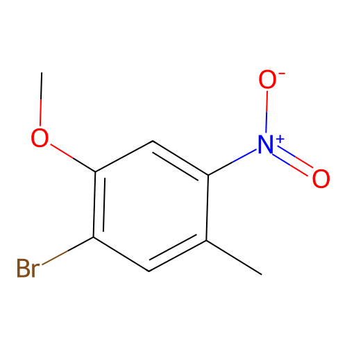 2-Bromo-4-methyl-5-nitroanisole structure