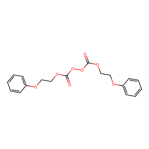 Bis(2-phenoxyethyl) peroxydicarbonate structure