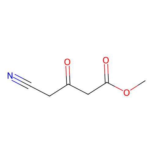 Methyl 4-cyano-3-oxobutanoate structure