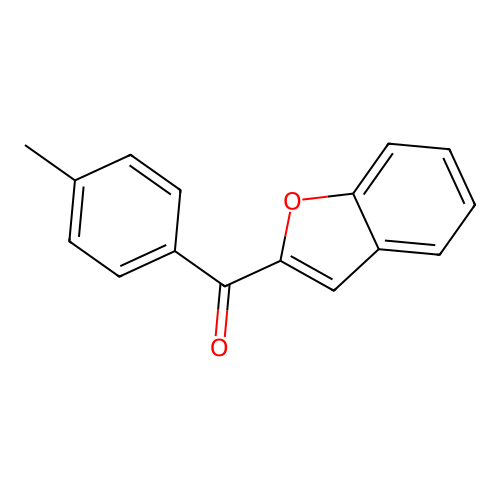 Benzofuran-2-yl(p-tolyl)methanone structure