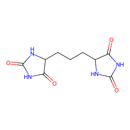 5,5'-(Propane-1,3-diyl)bisimidazolidine-2,4-dione structure
